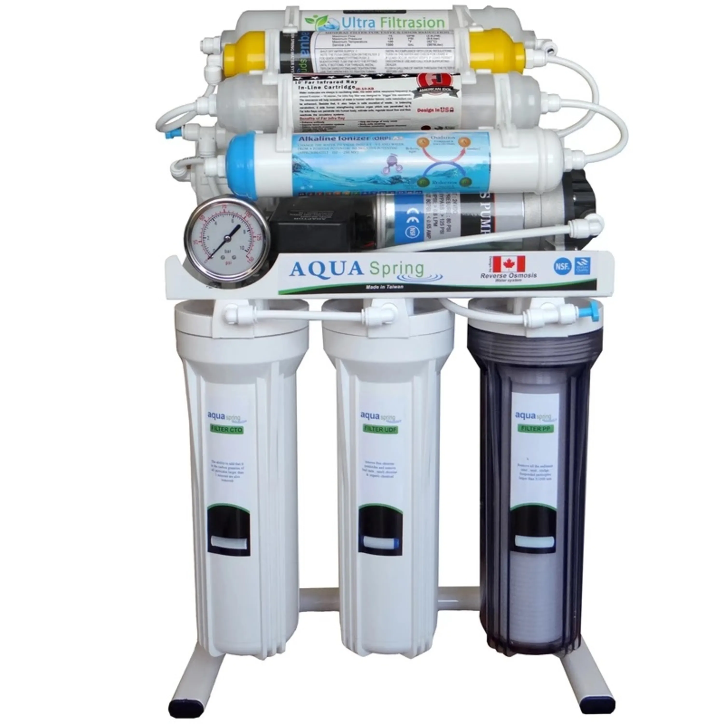 دستگاه تصفیه کننده آب آکوآ اسپرینگ مدل RO - NF2800 دستگاه تصفیه کننده آب آکوآ اسپرینگ مدل RO NF2800